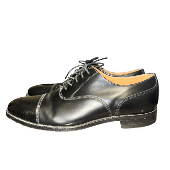 Loake Last Oxfords Men\'s Size 8.5 Black Leather Professional Collection Cap Toe main image 6